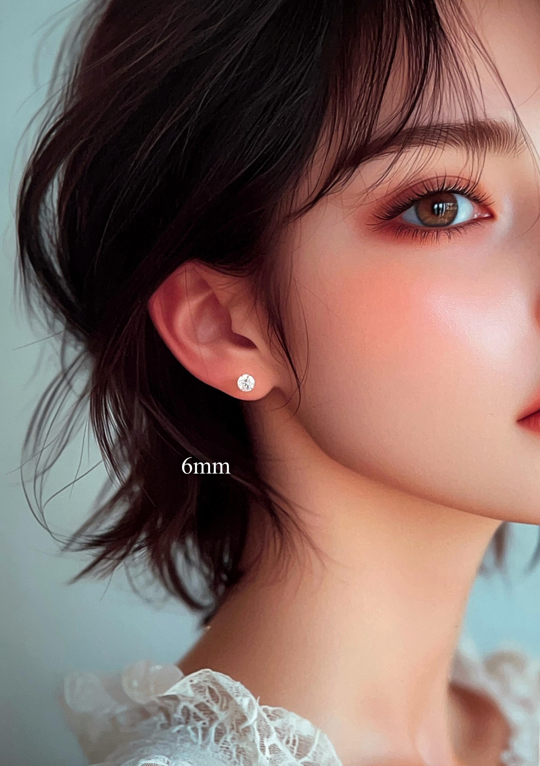 【つけっぱなしOK!】ジルコニアのスタッドピアス | 13枚目