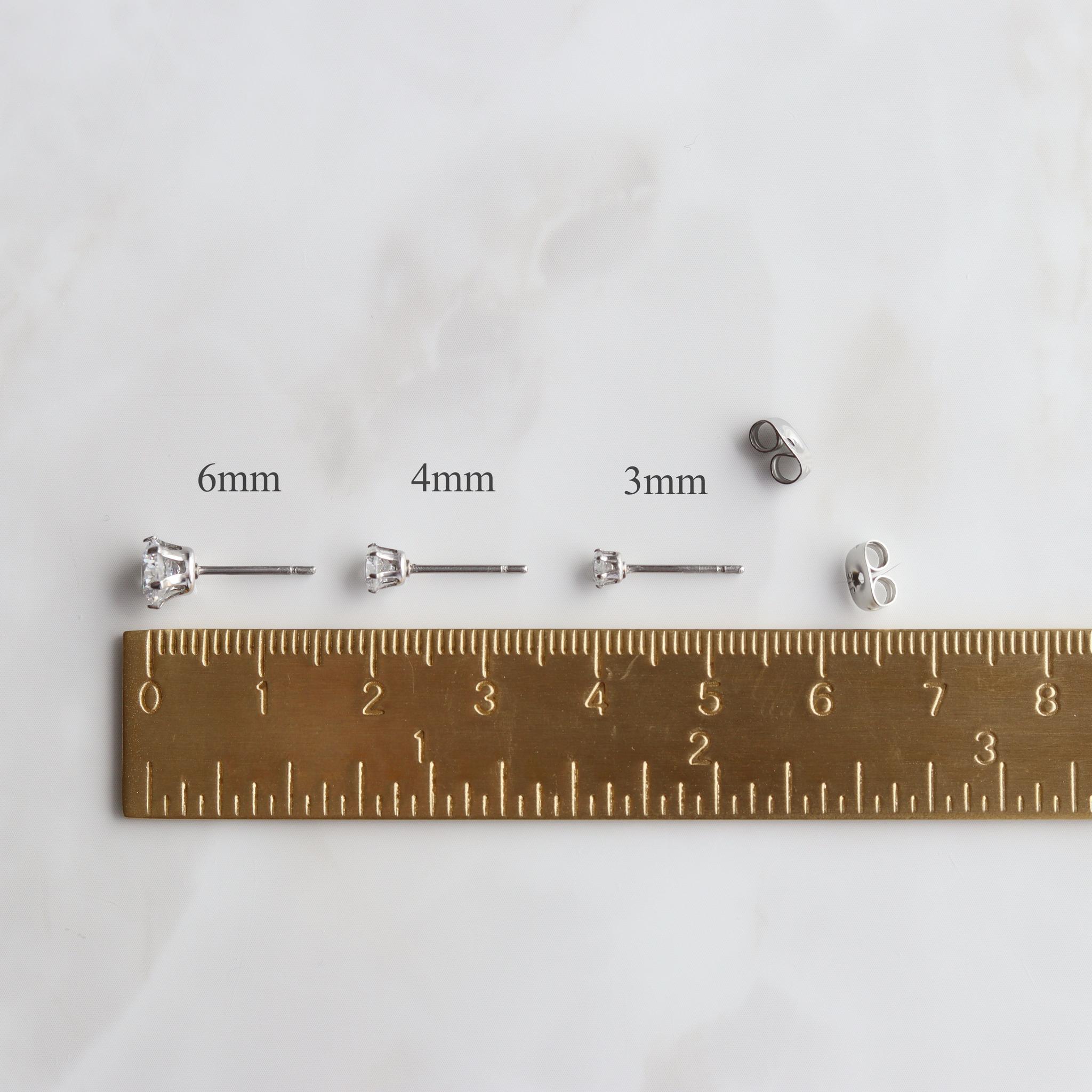 【つけっぱなしOK!】ジルコニアのスタッドピアス | 8枚目