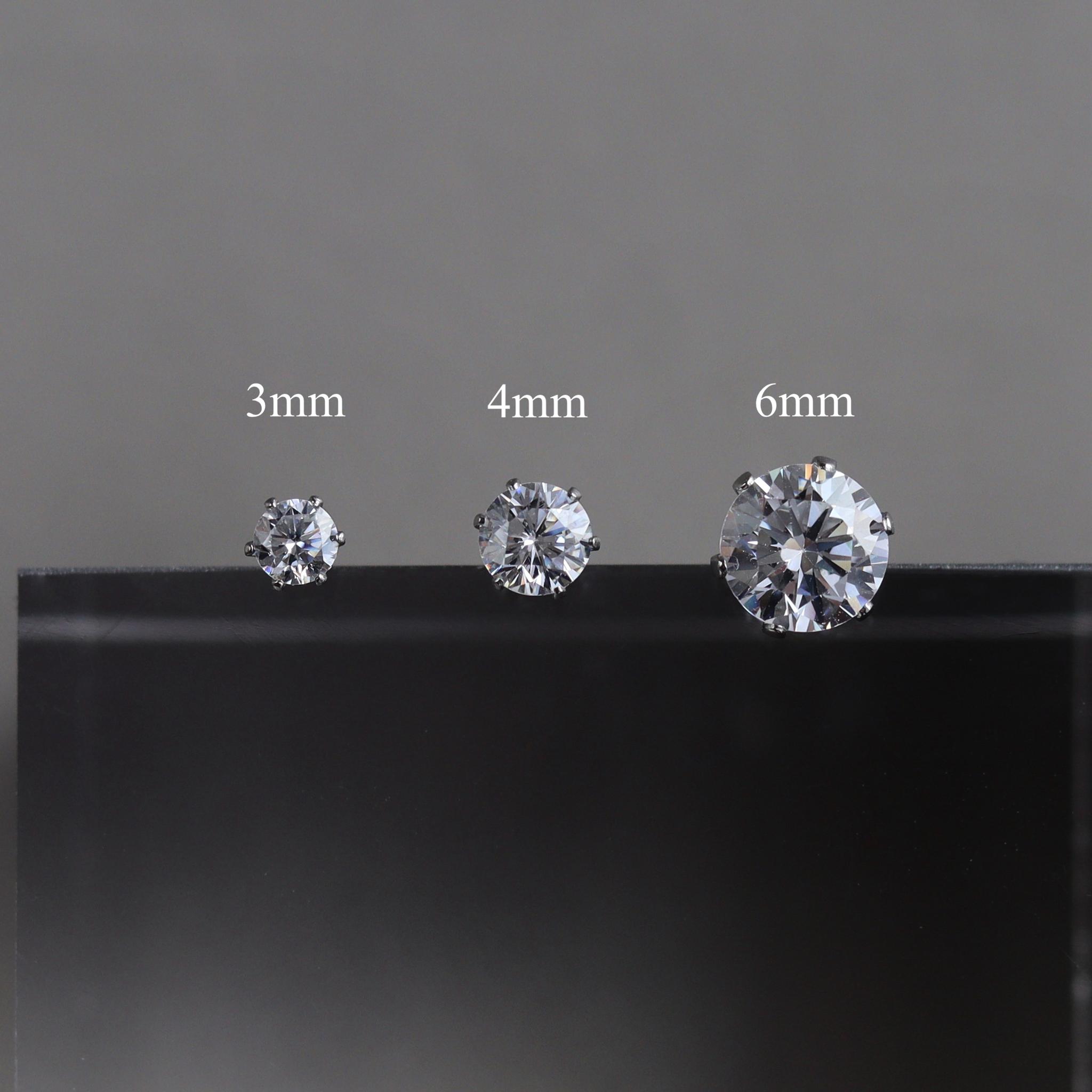 【つけっぱなしOK!】ジルコニアのスタッドピアス | 5枚目